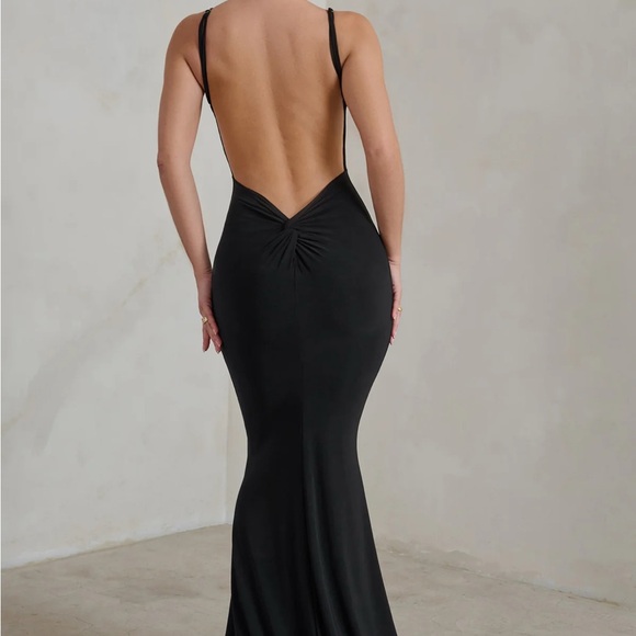 Olive Green Maxi Gown - Picture 2 of 8